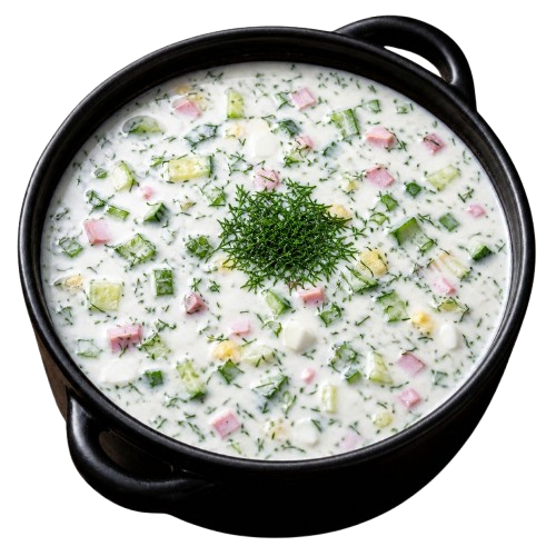 Okroshka With Kefir (500ml) and Borjomi (330ml)