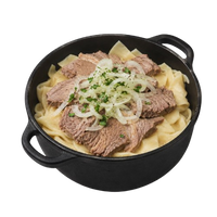 Traditional Beef Beshbarmak