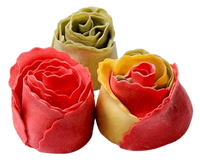 Homemade Rose Shape Tricolor 4 Cheese (Frozen) ~250g