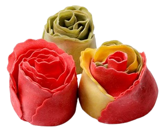 Homemade Rose Shape Tricolor 4 Cheese (Frozen) ~250g