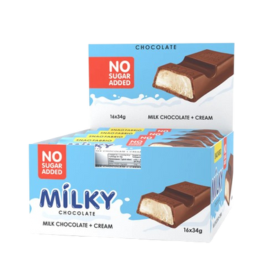 SNAQ FABRIQ Milk Chocolate with creamy filling box 16 pcs