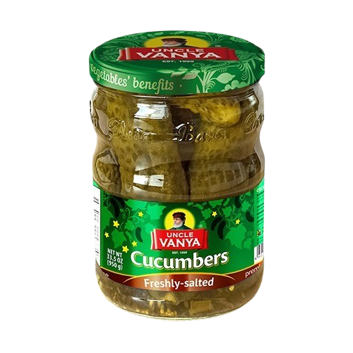 Freshly salted cucumbers Uncle Vanya