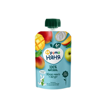 Fruto Nanny Fruit Puree with Yogurt Apple Mango