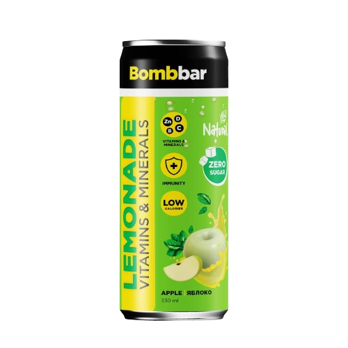 Bombbar Apple Low Calories Vitamins & Minerals Drink
