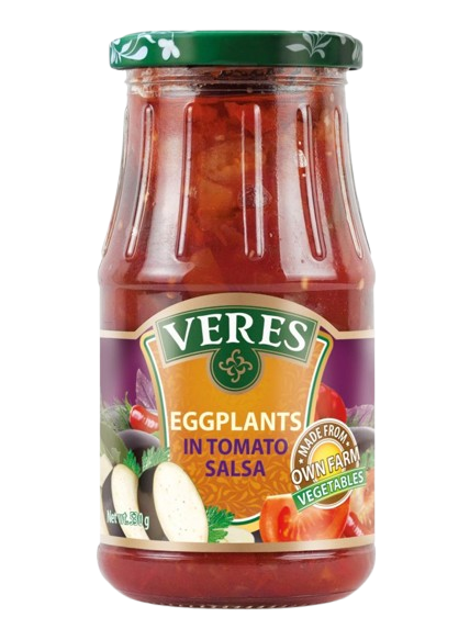 VERES eggplants in Tomato Salsa 