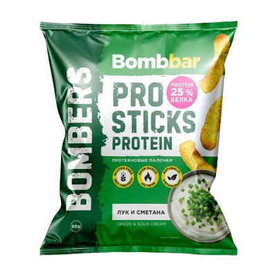 Bombbar Corn Protein Sticks "Onion and sour cream"