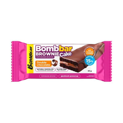 BOMBBAR Brownie Cake Double Chocolate