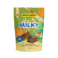 Snaq Fabriq Milk Chocolate Dubai Trend Pistachio paste and Kunafa