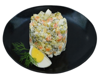 SALAD "STOLYCHNY" WITH BEEF TONGUE