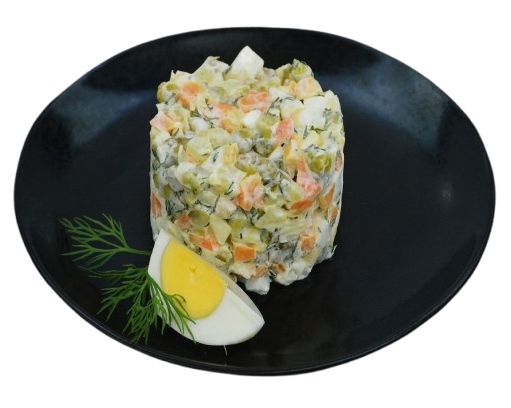 SALAD "STOLYCHNY" WITH BEEF TONGUE