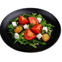 SALAD WITH EGGPLANT AND CHEESE