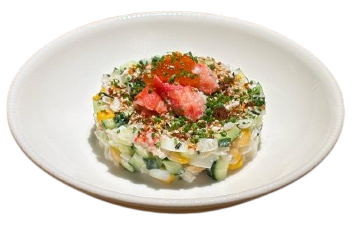 Wellty King crab salad with Konjac Rice