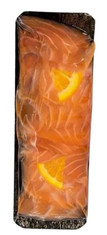 Cold Smoked Salmon Pre Sliced with Orange