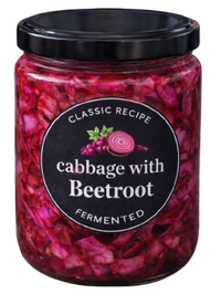 Gustaro Homemade Fermented Cabbage with Beetroot
