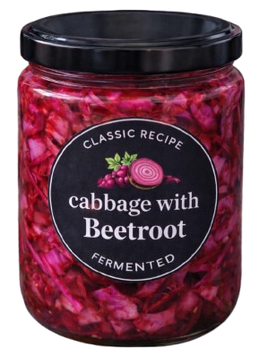 Gustaro Homemade Fermented Cabbage with Beetroot