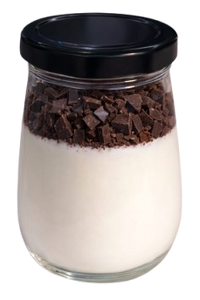 Homemade Greek Yogurt  with Milk Chokolate Pieces