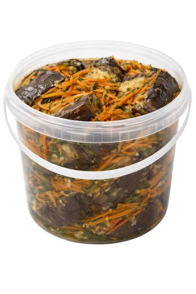 Gustarro Pickled Eggplants Stuffed with Korean-Style Carrots