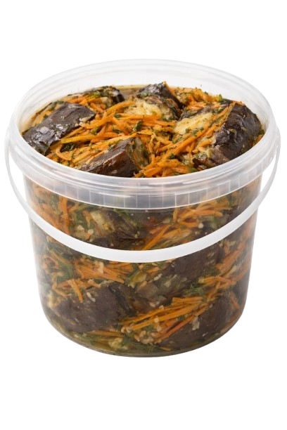 Gustarro Pickled Eggplants Stuffed with Korean-Style Carrots