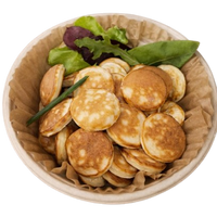 Mini Pancake with salami and cheese ~35 pcs