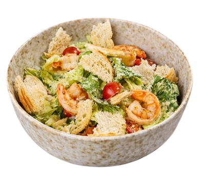 Chef's Caesar Salad with Shrimps