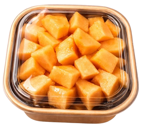 Gustarro Rock Melon Peeled and Sliced