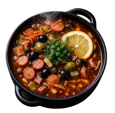 Meat Solyanka Soup