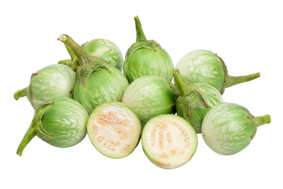 Mini Green Round  Eggplant