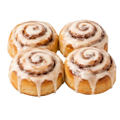 Freshly Baked Cinnamon Rolls (4 pcs)