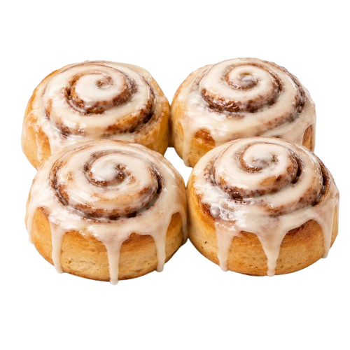 Freshly Baked Cinnamon Rolls (4 pcs)