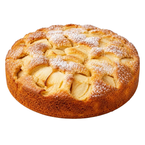 Classic Homemade Apple Charlotte Cake