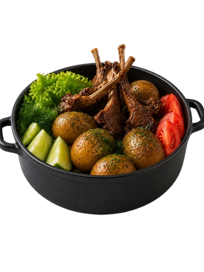 Kazakh-style Kazan Kebab