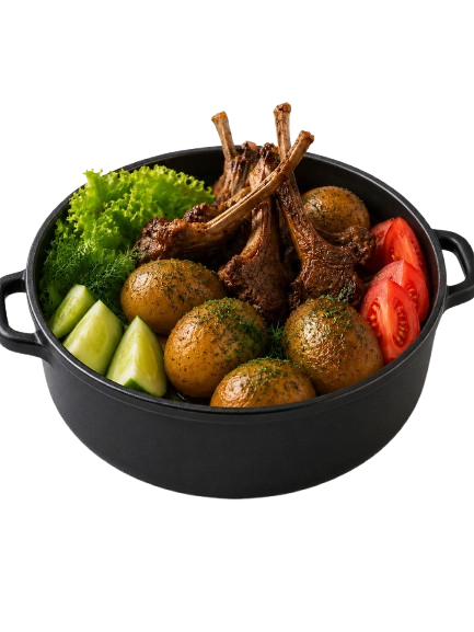 Kazakh-style Kazan Kebab