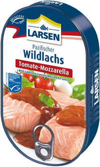 Larsen Wiled Salmon In Tomato-Mozzarella sauce