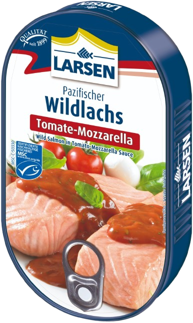 Larsen Wild Salmon In Tomato-Mozzarella sauce