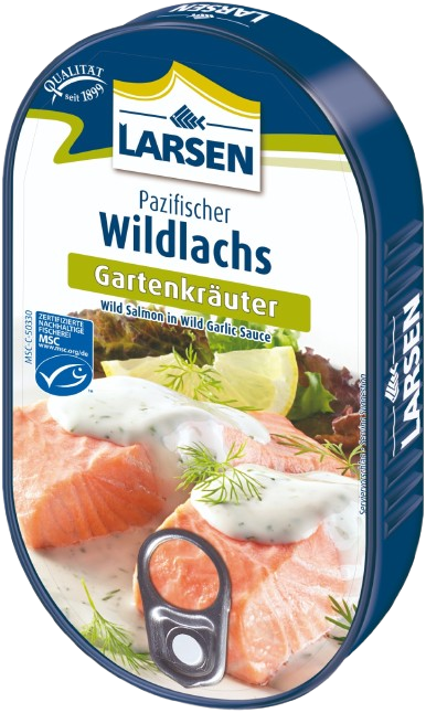 Larsen Wild Salmon In Garlic sauce