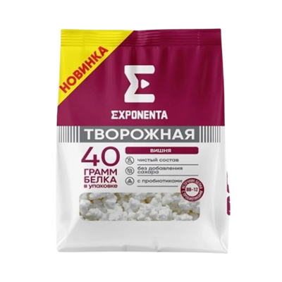 Exponenta Cottage Cheese Cherry Fat - Free