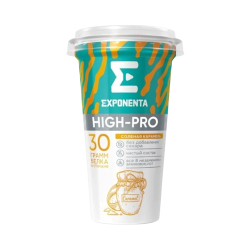 Exponenta Fermented Milk Drink Salted Caramel Fat -Free