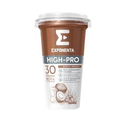 Exponenta Fermented Milk Drink Coconut-Almond Fat -Free