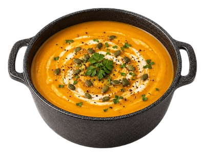 Pot of Pumpkin Cream Soup ~1000 ml