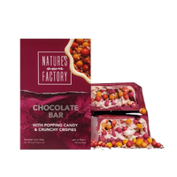 Chocolate Bar With Crunchy Crispies & Popping Candy