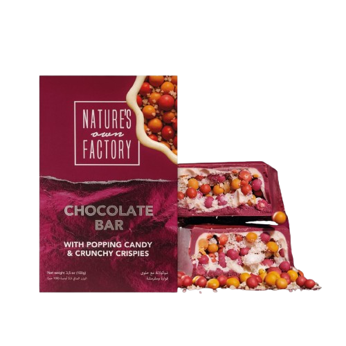 Chocolate Bar With Crunchy Crispies & Popping Candy