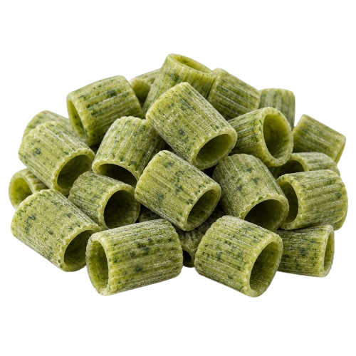 Homemade Mezze Maniche Spinach (Frozen) ~250g
