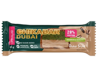 CHIKALAB DUBAI Chocolate-coated Protein bar Mochaccino with pistachio and crispy dough