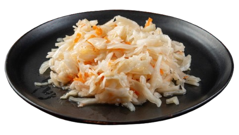 Homemade sauerkraut cabbage