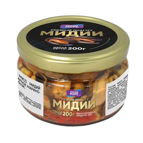 Lunskoe More Mussels in oil With Smoked Paprika