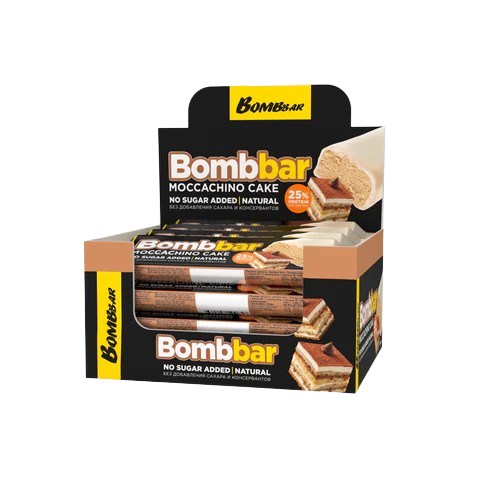 BOMBBAR Glazed bar Mochaccino Cake 12 pcs