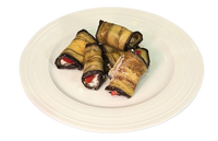 Rolled Eggplant with Cheese