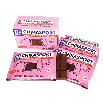 CHIKALAB Chika Sport Milk Protein Chocolate box 4 pcs