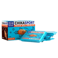 CHIKALAB Chika Sport Milk Protein Chocolate with almonds box 4 pcs