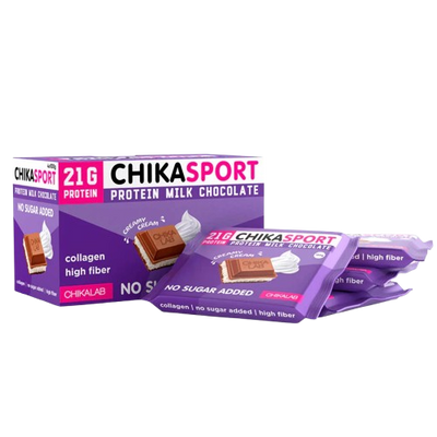 CHIKALAB Chika Sport Milk Protein Chocolate with cream filling